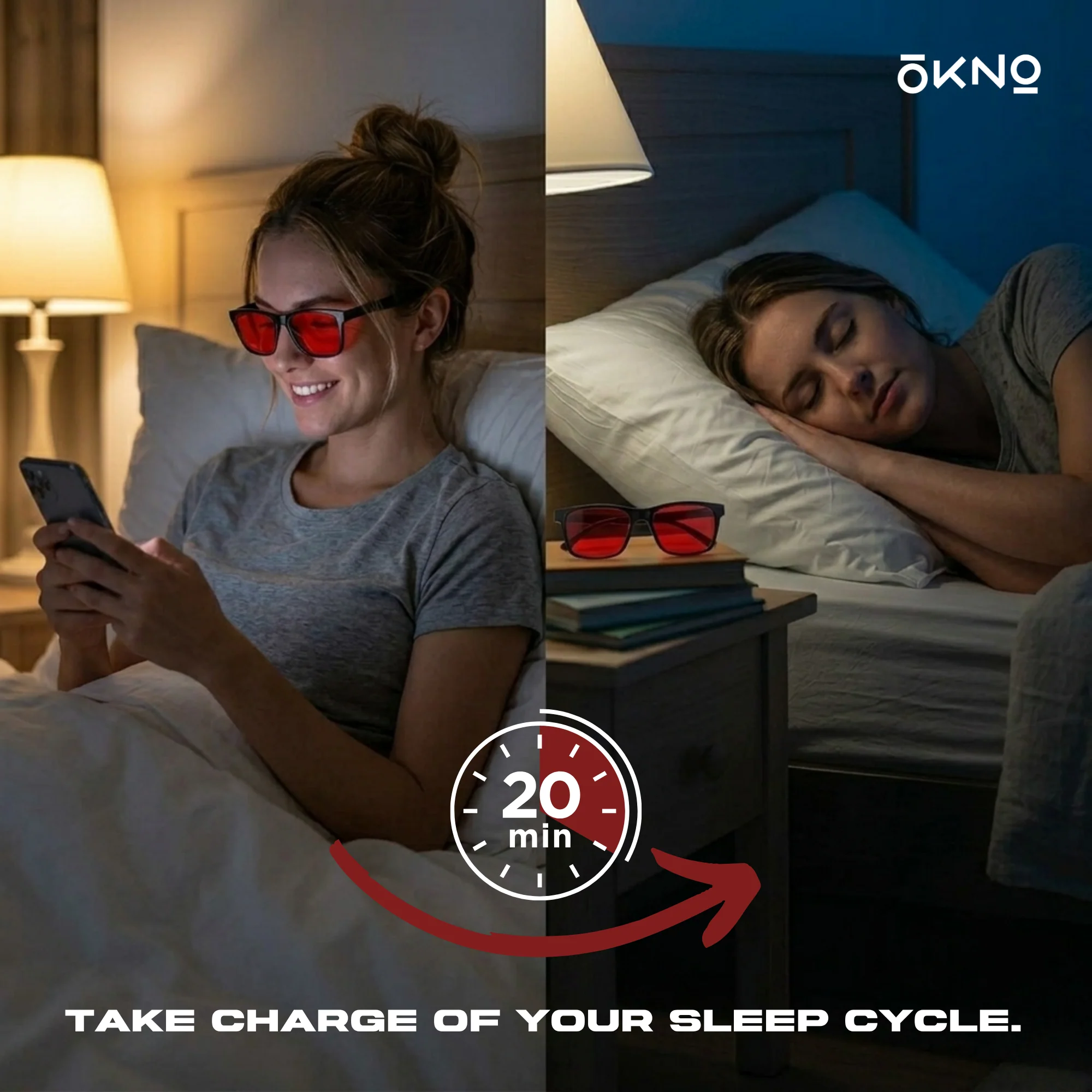 Barton Matte Black | Deep Sleep & Fatigue Relief Glasses - Image 6