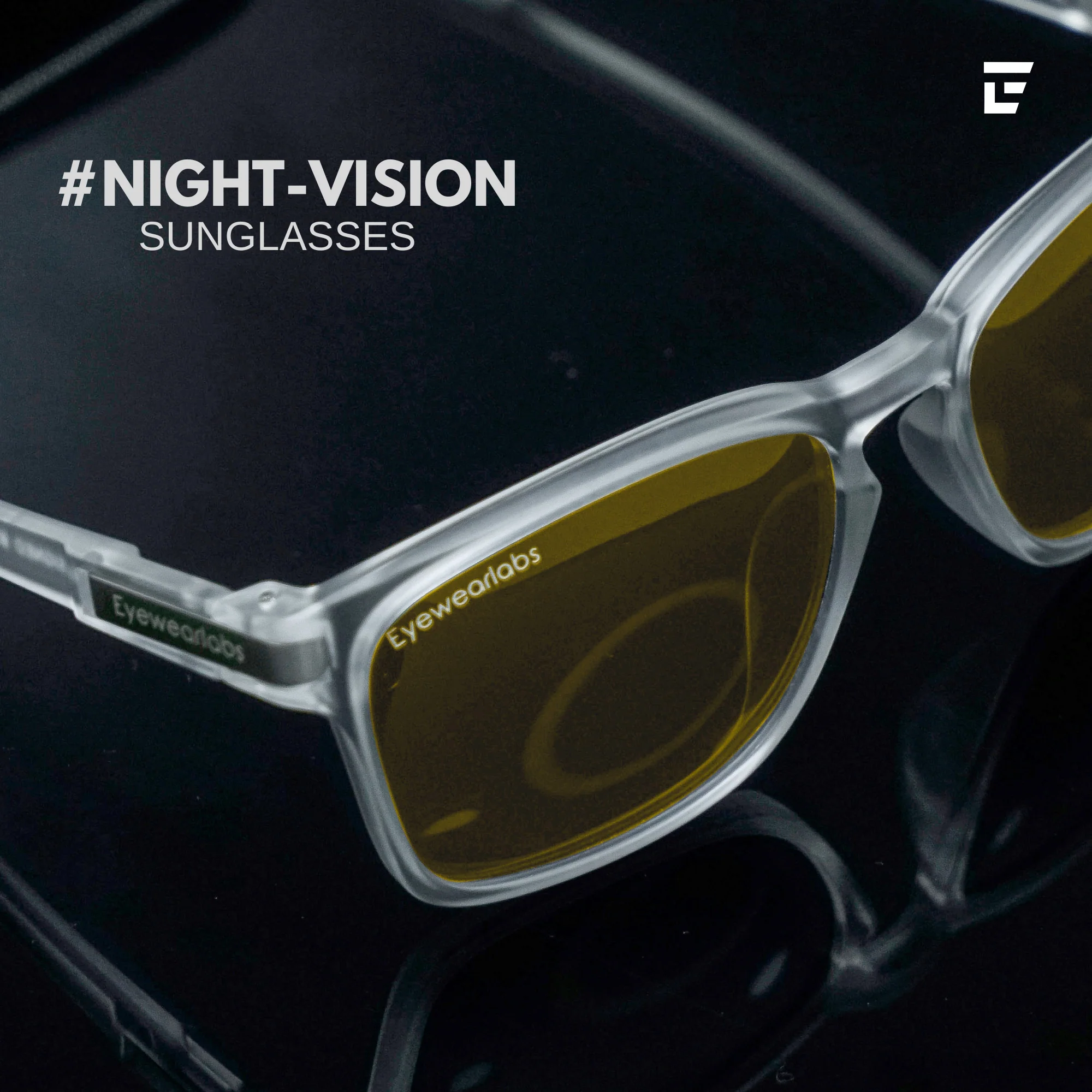Crystal White Night Vision Prescription Lens - Image 2