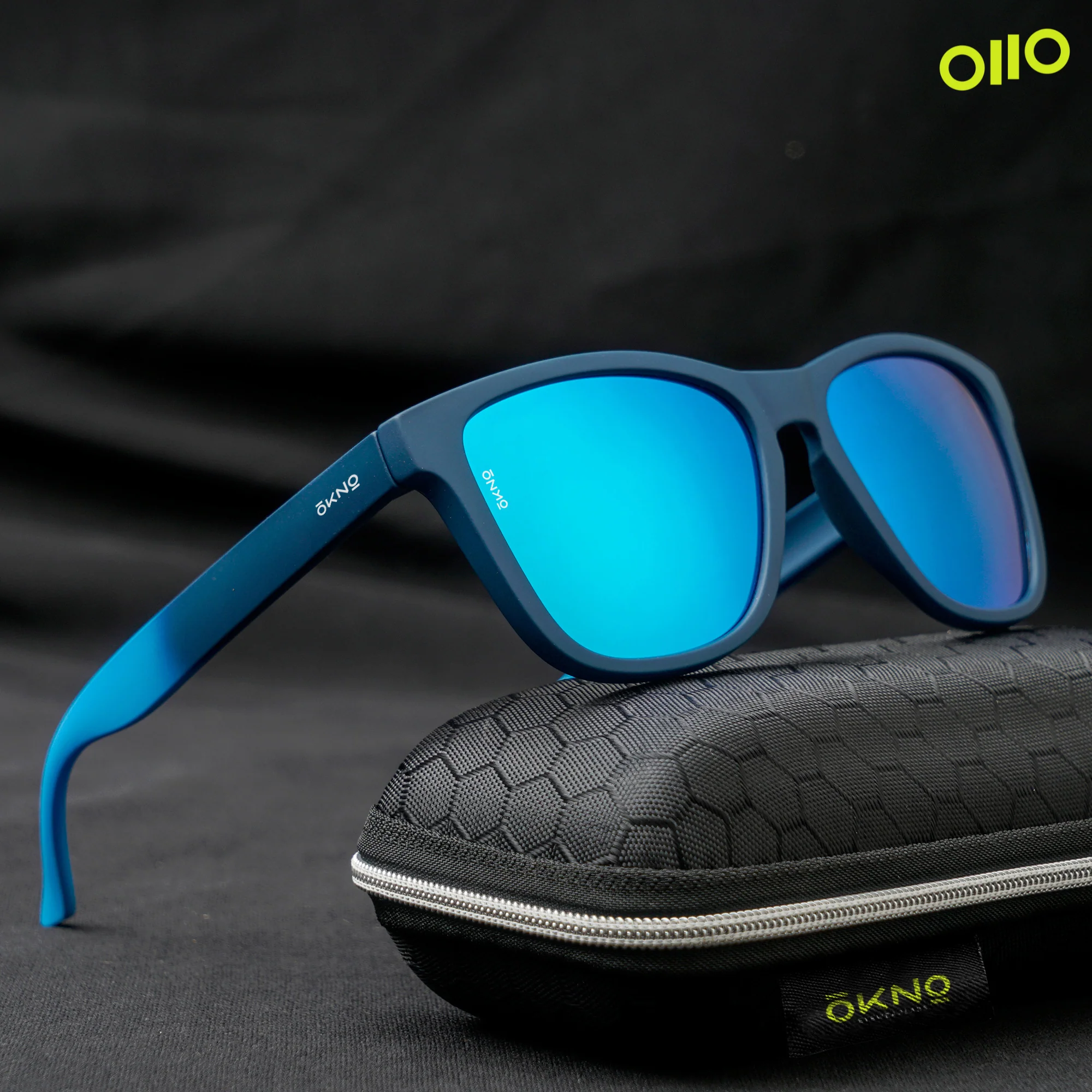 Domino Blue Mirror Prescription Lens