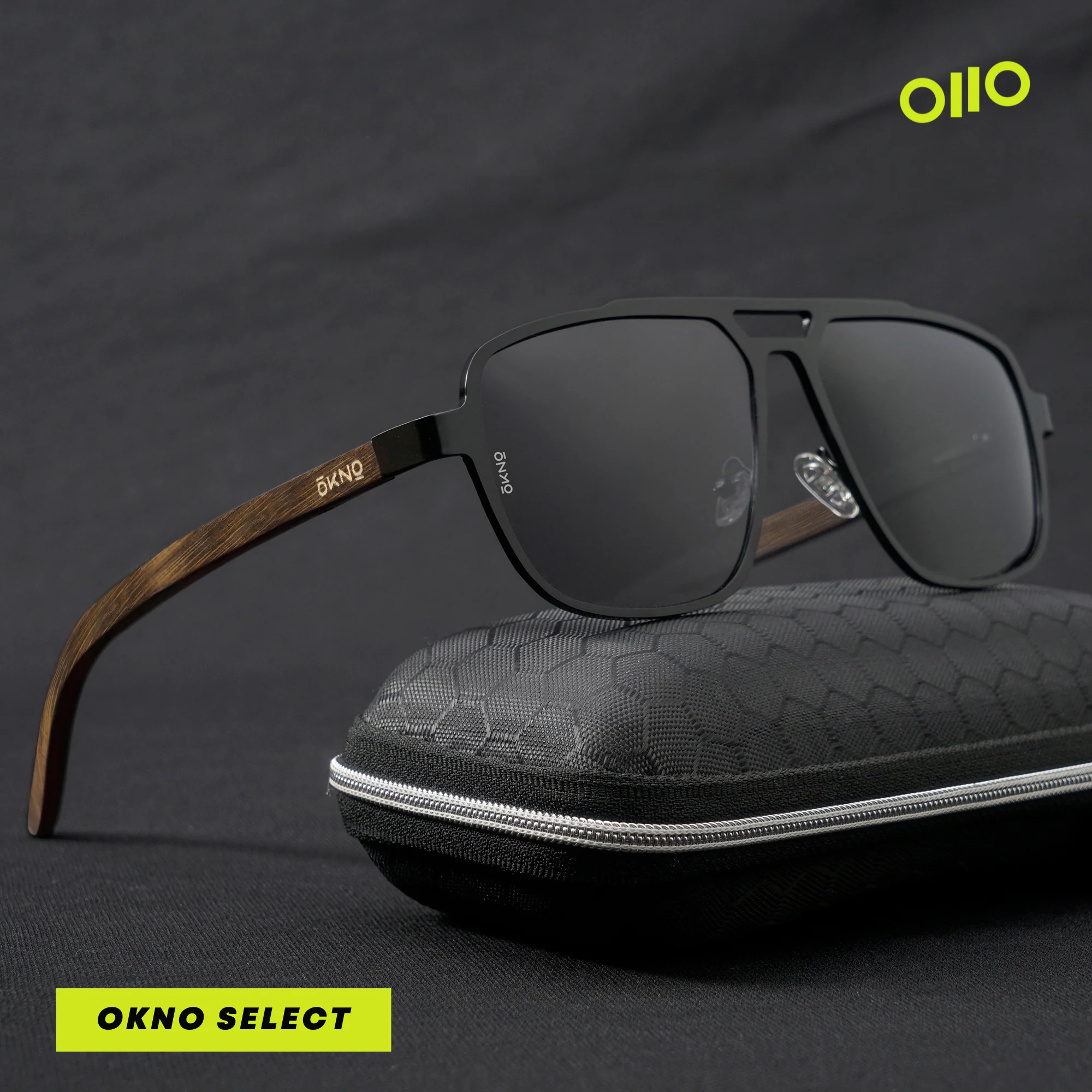 Legend Wood Black Prescription Lens