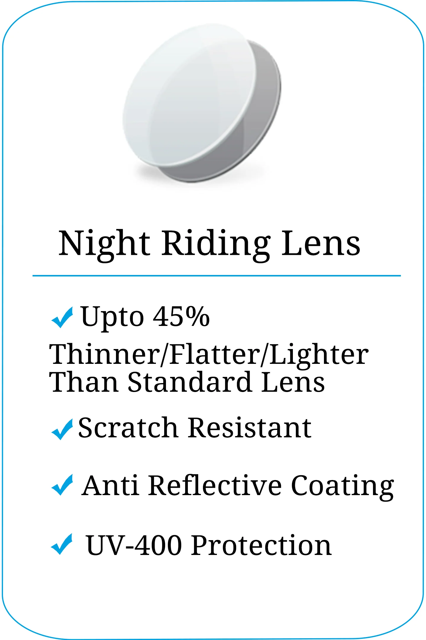 Night Driving Lens